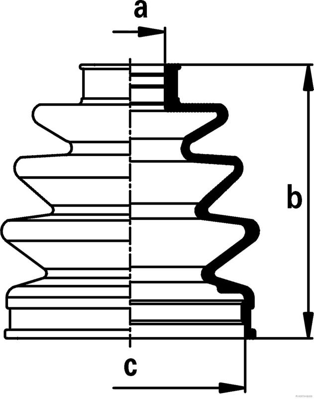 Juego de fuelles, árbol de transmisión