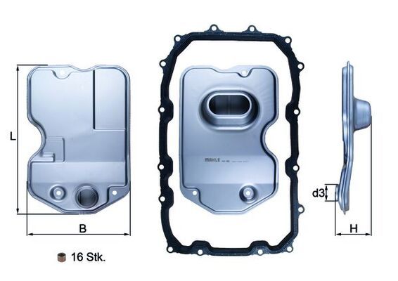 Фильтр АКПП Audi Q7 06-12/VW Touareg 06-10/PORSCHE Cayenne 3-10