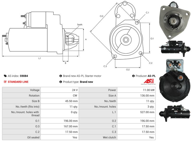 AS-PL S9084 Starter