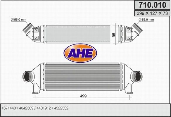 AHE 710.010 - Charge Air Cooler