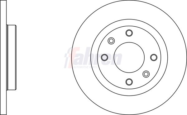 Fahren Brake Disc FBD7337