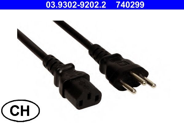 Cablu de retea, agregat de umplere/aerisire 03.9302-9202.2 ATE