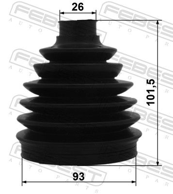FEBEST 1217P-IX35D7 Bellow Kit, drive shaft
