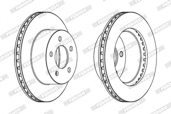 FERODO DDF1027 Brake Disc