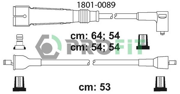 Комплект проводів високої напруги, Profit 1801-0089