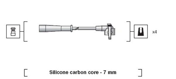 Комплект проводів високої напруги, Magneti Marelli 941318111038