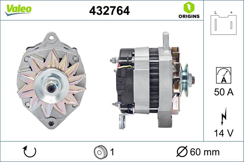 VALEO Dynamo / Alternator 432764