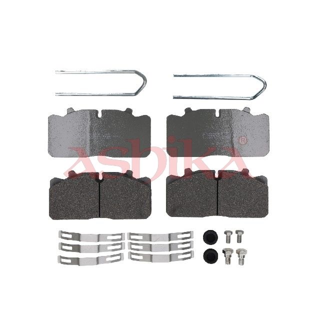 ASHIKA 50-00-0257 - Brake Pad Set, disc brake