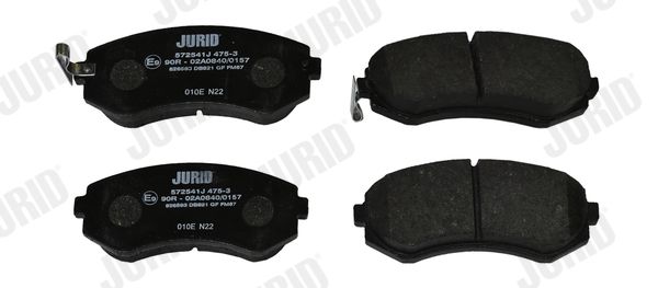 JURID 572541J Brake Pad Set, disc brake