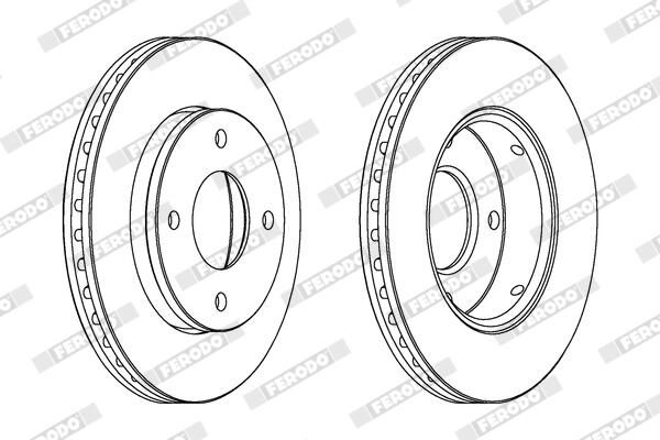 FERODO DDF1621C Brake Disc