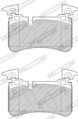 FERODO FDB4714 Brake Pad Set, disc brake