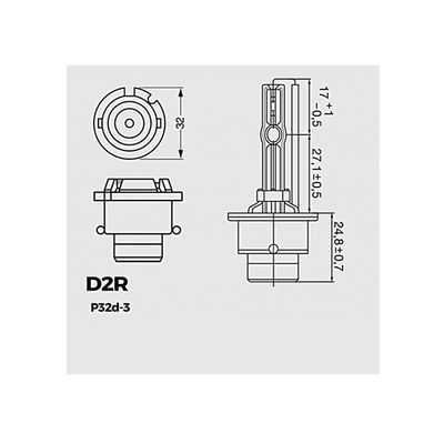 Simply D2R Lemputė D2R Xenon 12V 35W