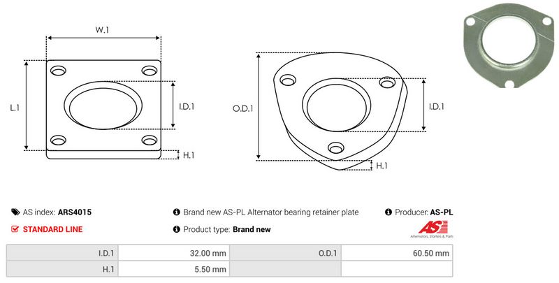 AS-PL ARS4015 Repair Set, alternator