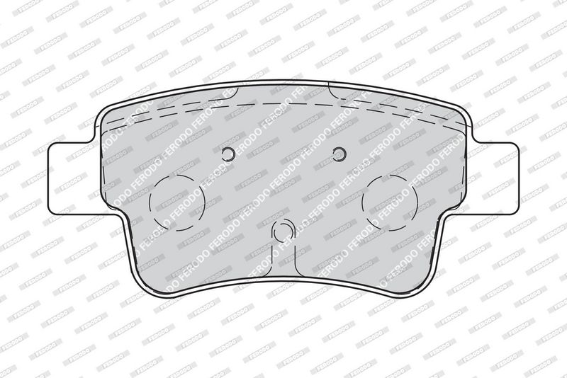 FERODO Plaquettes de frein à disque FDB1922