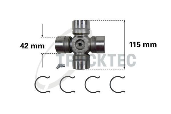 TRUCKTEC AUTOMOTIVE 02.34.013 - Joint, propshaft