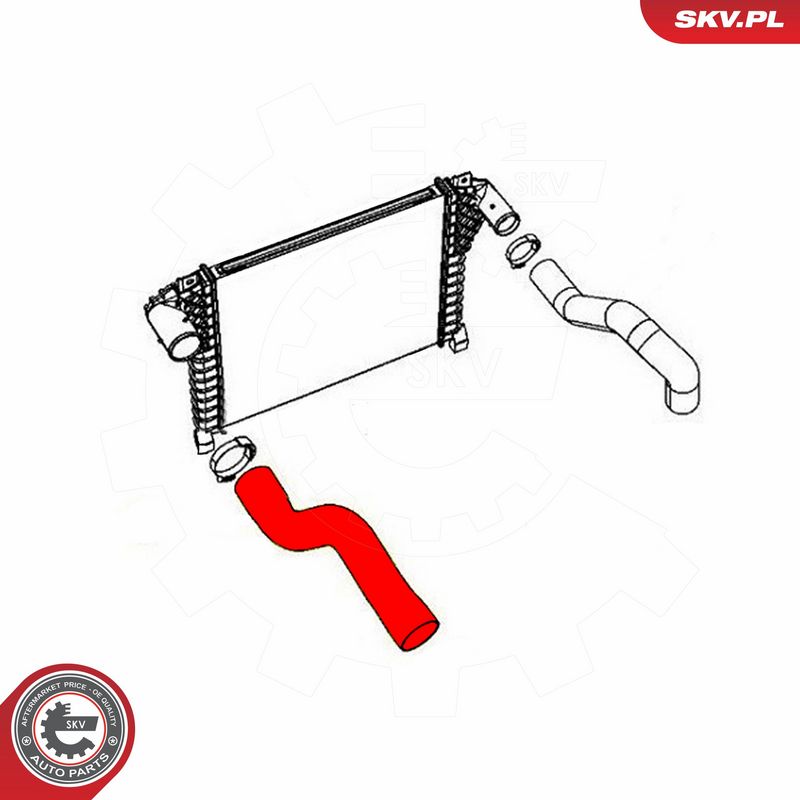 ESEN SKV 43SKV184 Charge Air Hose