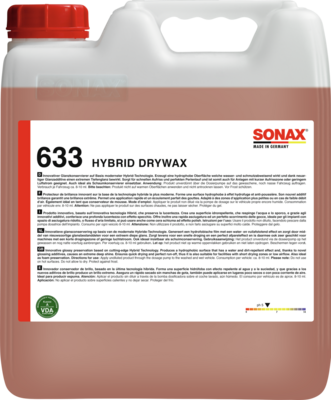 Ceara de conservare SONAX Hybrid DryWax 06336000