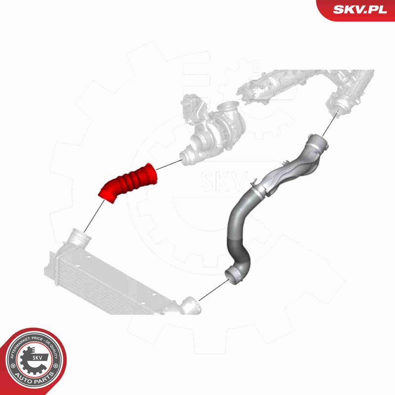 ESEN SKV 43SKV437 Charge Air Hose