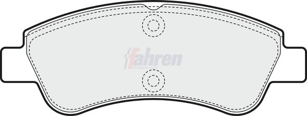 Fahren Brake Pad Set, disc brake FBP3337
