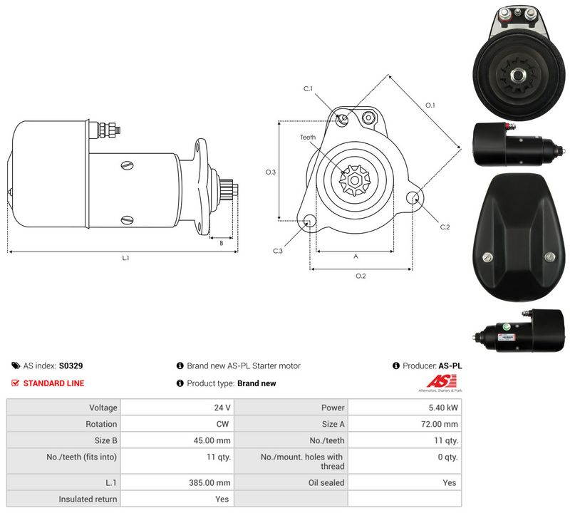 AS-PL S0329 Starter