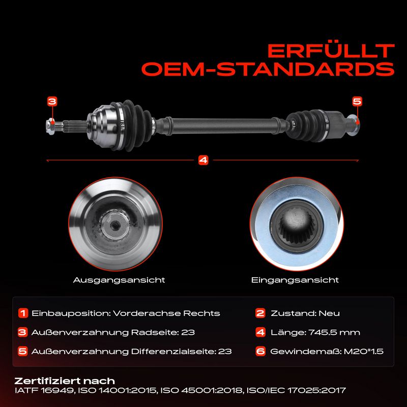Frankberg 5481FB0010701 Drive Shaft