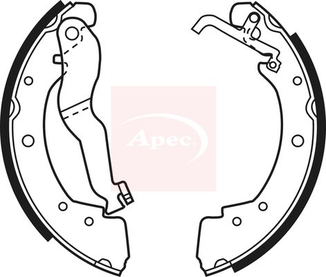APEC Brake Shoe Set SHU526