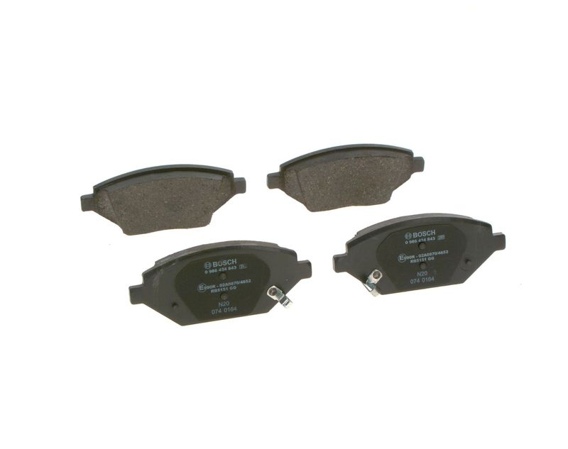 BOSCH 0986424843 Brake Pad Set, disc brake