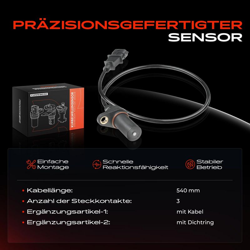 Frankberg 5481FB0007706 Sensor, crankshaft pulse