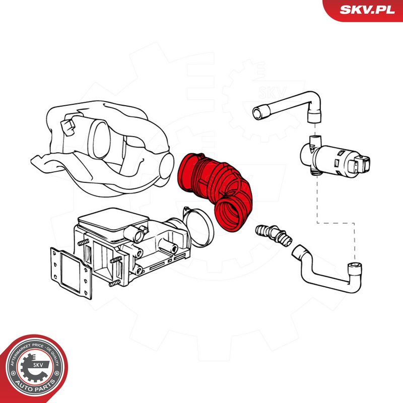 Õhutoru, õhufilter, ESEN SKV 24SKV473
