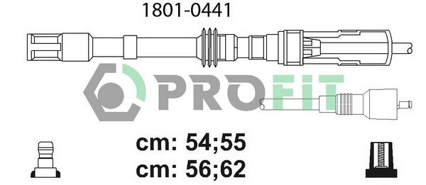 Комплект проводів високої напруги, Profit 1801-0441