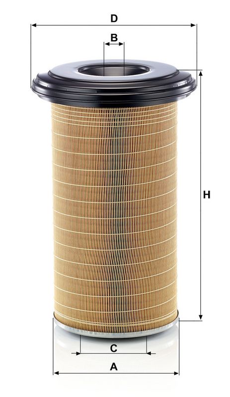 Õhufilter, MANN-FILTER C 24 650, 7