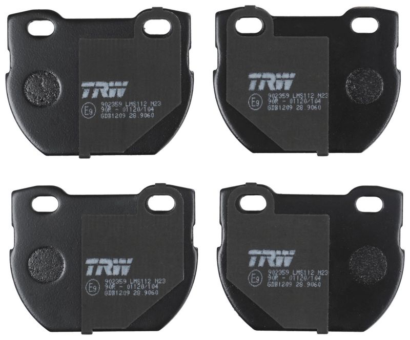 TRW GDB1209 Brake Pad Set, disc brake