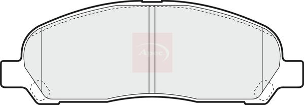 APEC Brake Pad Set, disc brake PAD1421