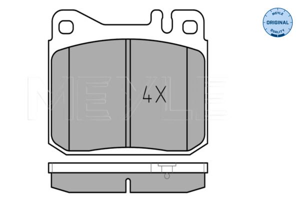 MEYLE 025 203 9215 Brake Pad Set, disc brake
