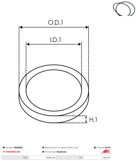AS-PL SRS5048 Repair Set, alternator
