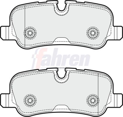 Fahren Brake Pad Set, disc brake FBP3265