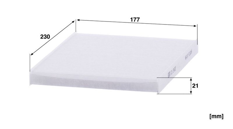 Filter, salongiõhk, MANN-FILTER CU 2422