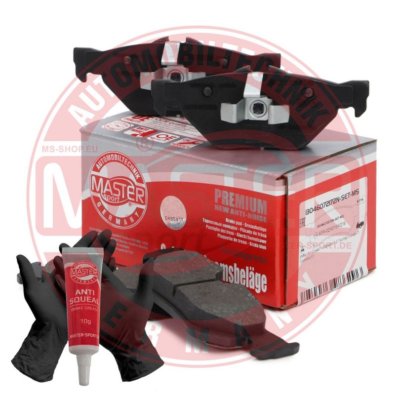 set placute frana,frana disc MASTER SPORT 13046072172N-SET-MS