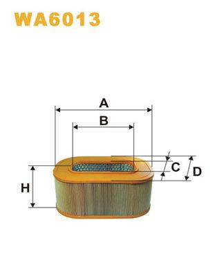 Повітряний фільтр, Wix Filters WA6013