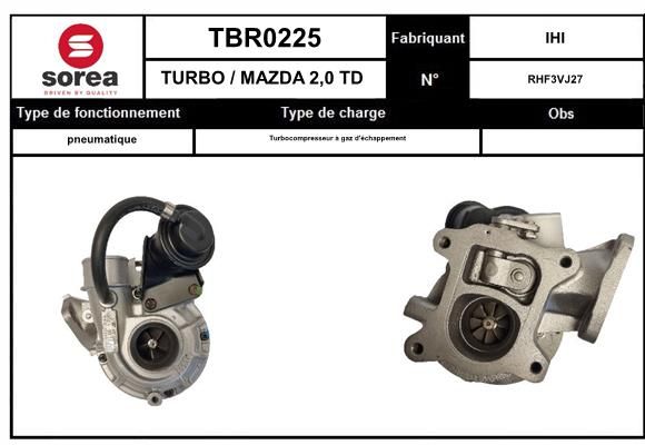 Compresor,sistem de supraalimentare TBR0224 EAI