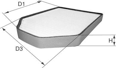 Filter, salongiõhk, DAVID VASCO X772