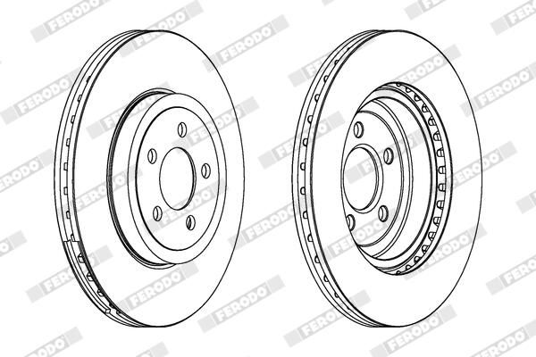 FERODO DDF1765C-1 Brake Disc