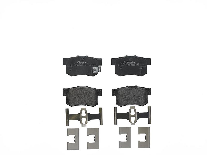 комплект спирачно феродо, дискови спирачки BREMBO