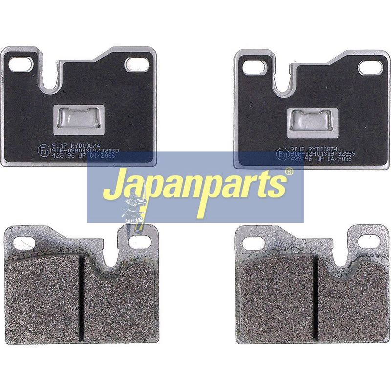 set placute frana,frana disc JAPANPARTS PA-9017AF