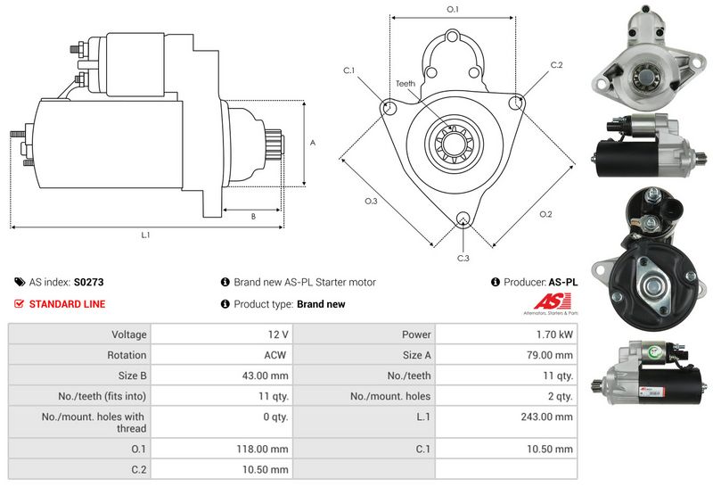 AS-PL S0273 Starter