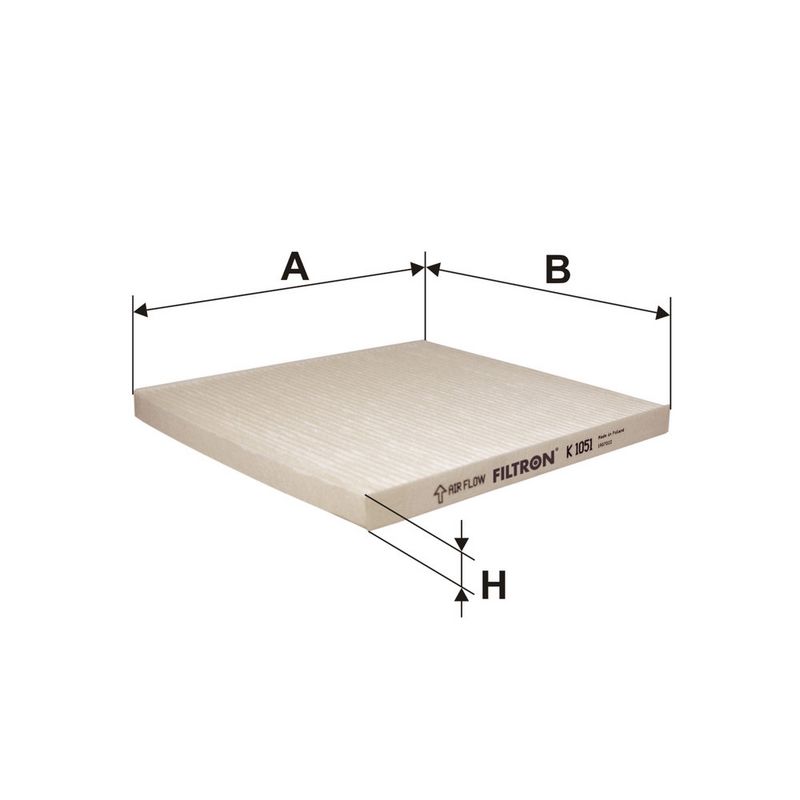Filter, salongiõhk, FILTRON K 1051