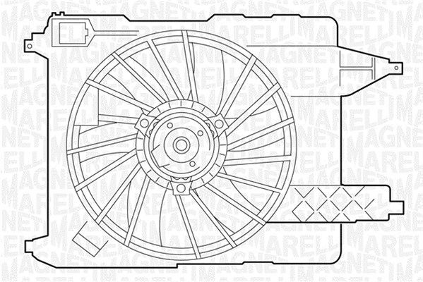 MAGNETI MARELLI ventilátor, motorhűtés 069422355010