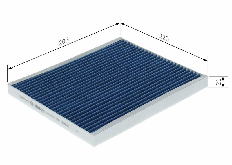 Filter, salongiõhk, BOSCH 0 986 628 614