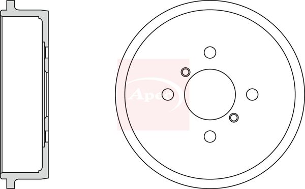 APEC Brake Drum DRM9966