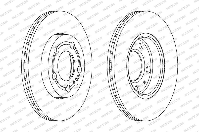Brzdový kotouč DDF1164C